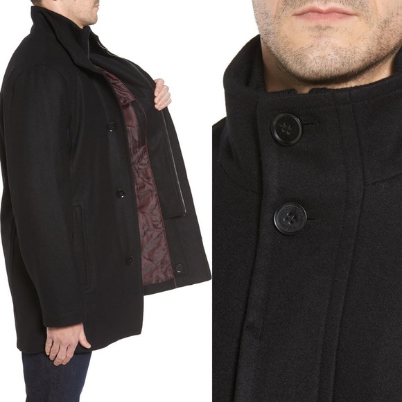 Cole HaanMelton WoolBlend Coat